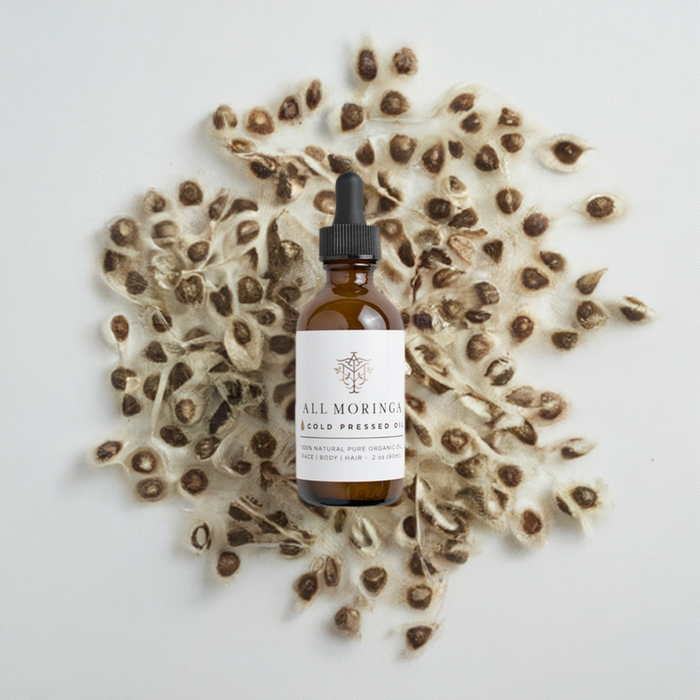 DISCONTINUED - Premium Pure 100% All Natural Organic Moringa Oleifera Cold Press Seed Oil (Ben oil) for Face, Body, and Hair | All Moringa