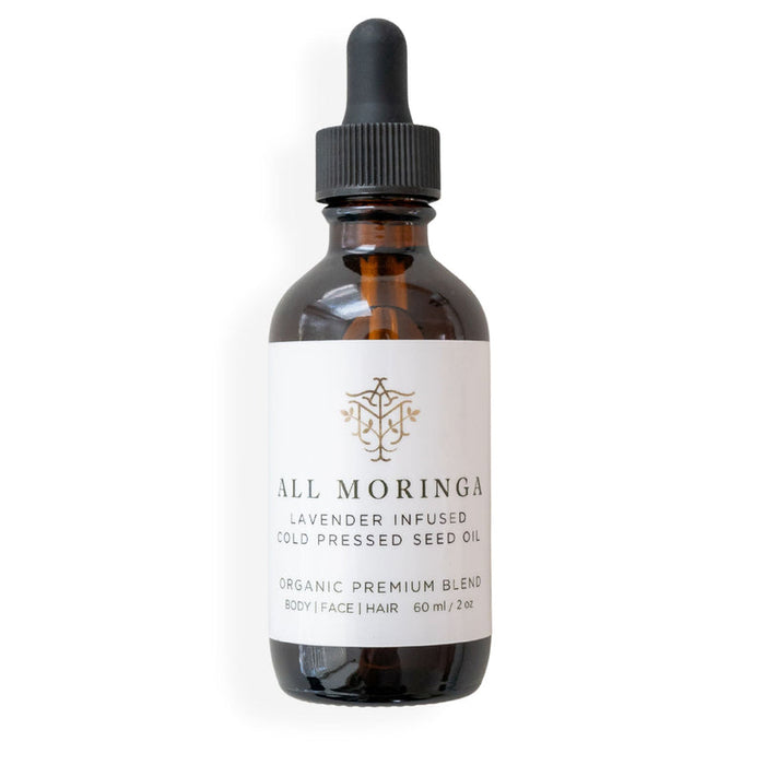 DISCONTINUED - Premium Pure 100% All Natural Organic Moringa Oleifera Cold Press Seed Oil (Ben oil) for Face, Body, and Hair | All Moringa