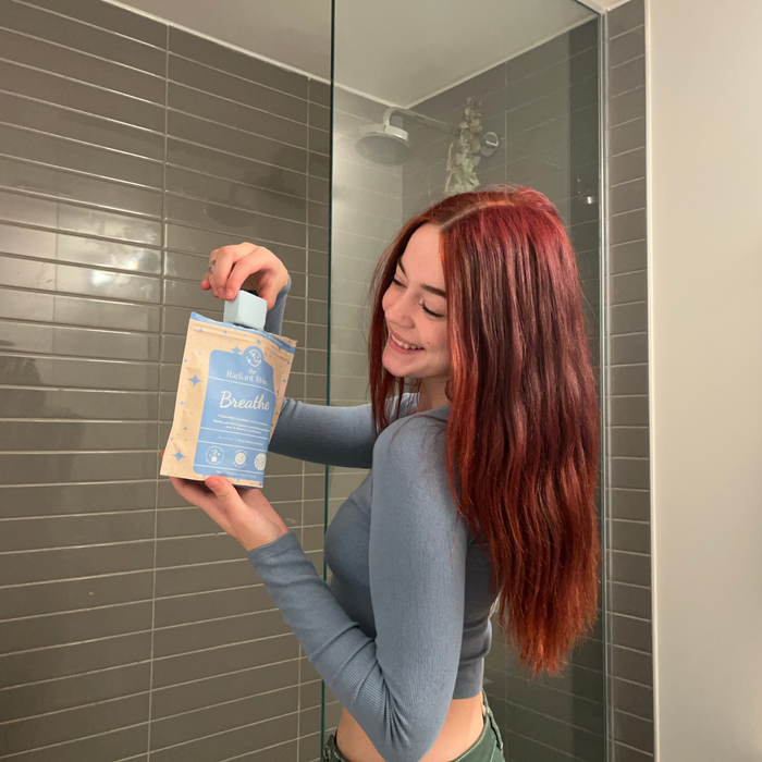 DISCONTINUED -Breathe | Peppermint + Eucalyptus Shower Steamers | The Radiant Rhino