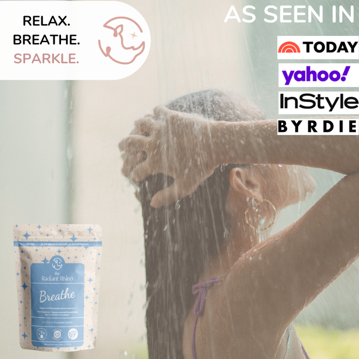 DISCONTINUED -Breathe | Peppermint + Eucalyptus Shower Steamers | The Radiant Rhino
