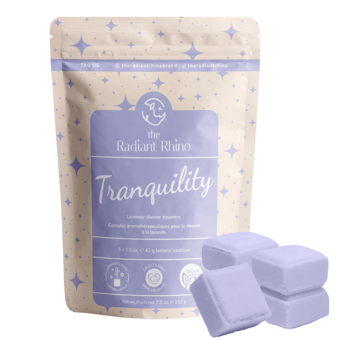 DISCONTINUED -Tranquility | Lavender Shower Steamers | The Radiant Rhino