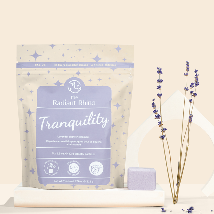 DISCONTINUED -Tranquility | Lavender Shower Steamers | The Radiant Rhino