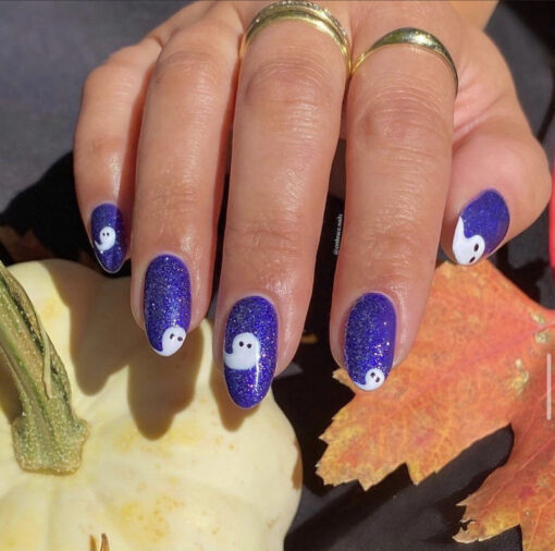 DND DC Platinum - Soak off Gel in Glitter Metallic Effect - #204 Iris