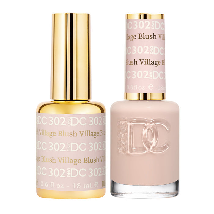 DND DC Premium set Gel Color Matching Polish Color - Blush Village #302