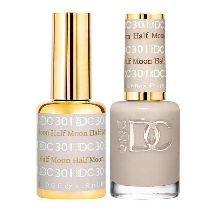 DND DC Premium set Gel Color Matching Polish Color - Half Moon #301