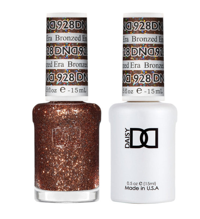 DND Polish Duo Super Glitter - Bronzed Era 928