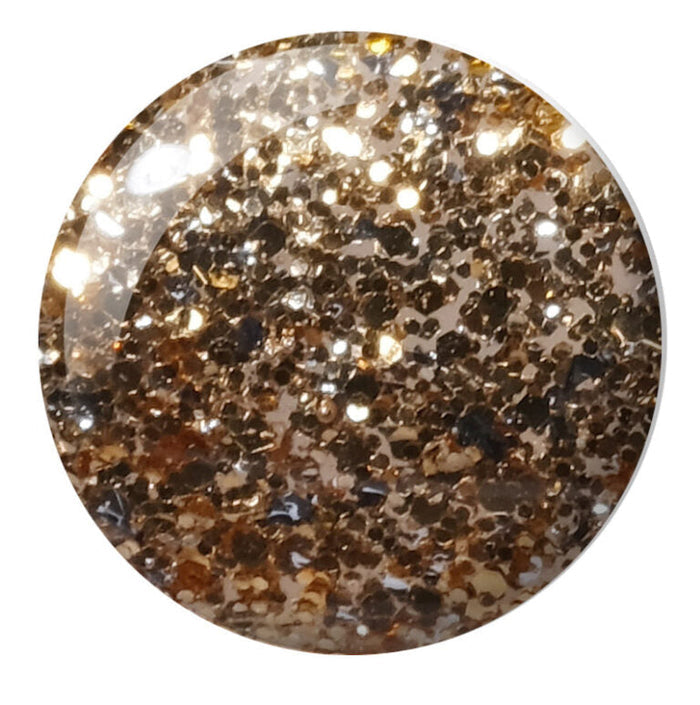 DND Polish Duo Super Glitter - Golden Aura 911