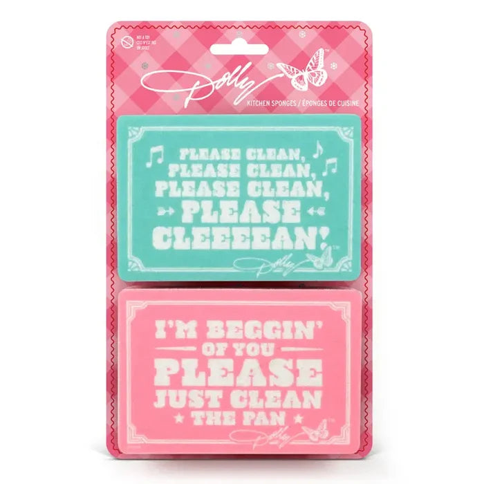 Dolly Parton Jolene Kitchen Sponges, Set of 2