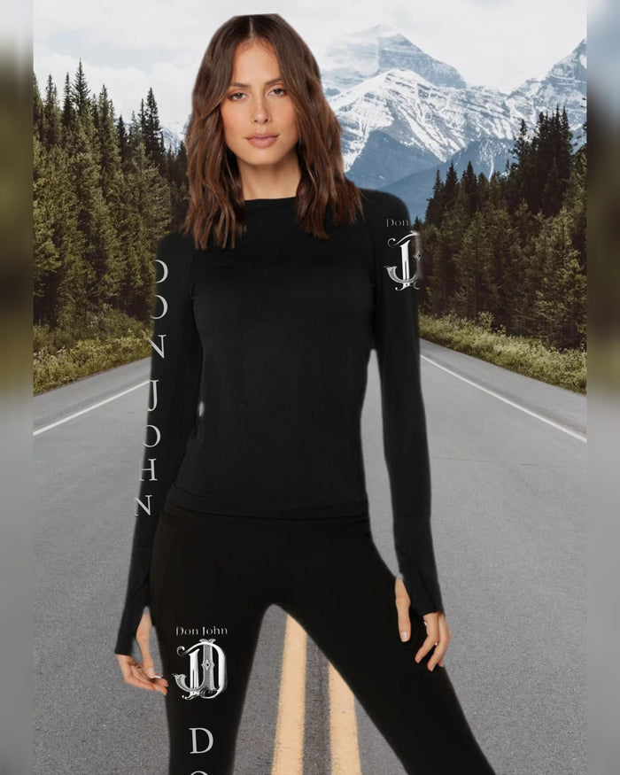 DON JOHN Yoga Pants & Top Women's