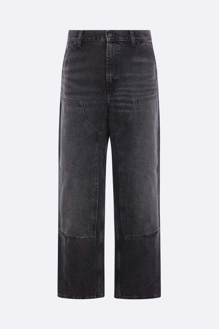 Double Knee cargo jeans in denim
