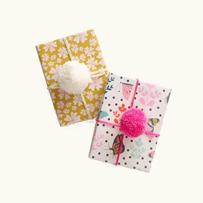 Double Sided Gift Wrap Sheets set of 2