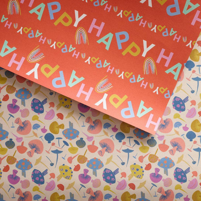 Double Sided Gift Wrap Sheets set of 2