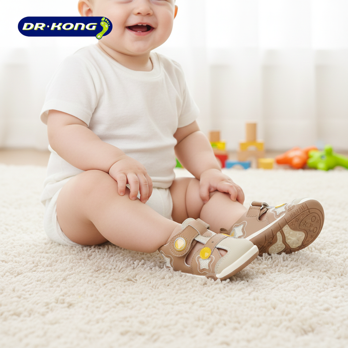 Dr. Kong Baby 123 Smart Footbed Sandals B13242W003KAK