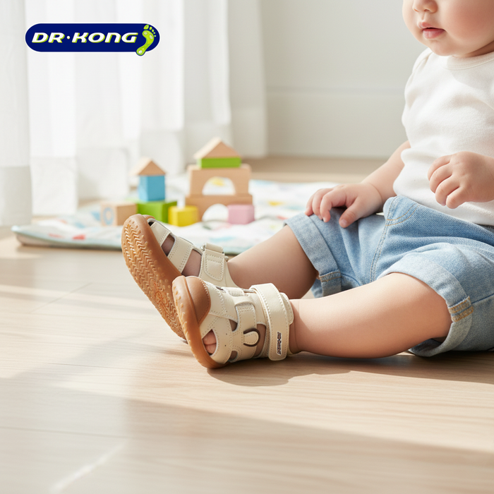 Dr. Kong Baby 123 Smart Footbed Sandals B13242W010BEI