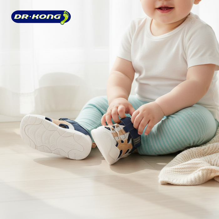 Dr. Kong Baby 123 Smart Footbed Sandals B14242W003BBA