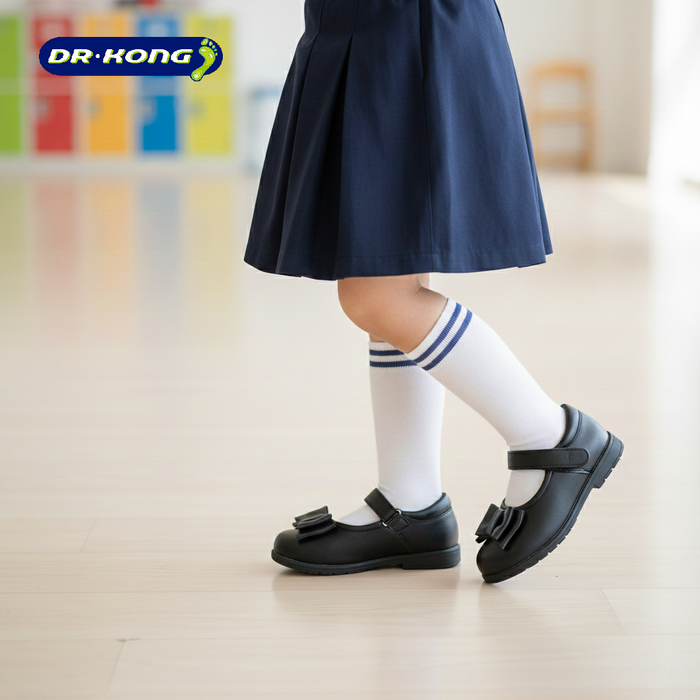 Dr. Kong Kids  School Shoes B18329BLK