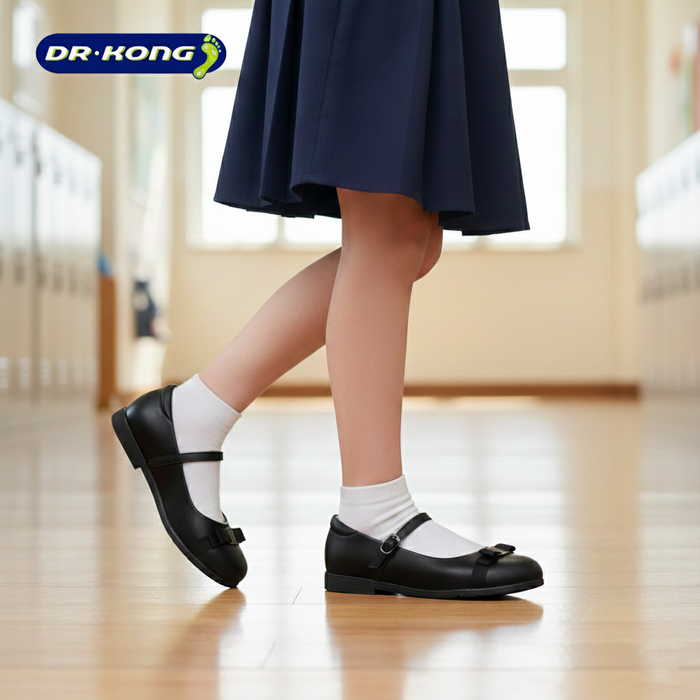 Dr. Kong Kids School Shoes P3000030BLK