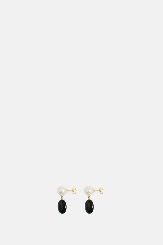 Ragbag Dualism Gold Earrings.