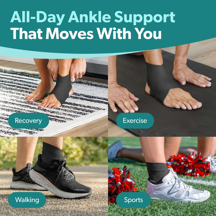 Elastic Ankle Brace for Gymnastics, Dance & Athletic Support
