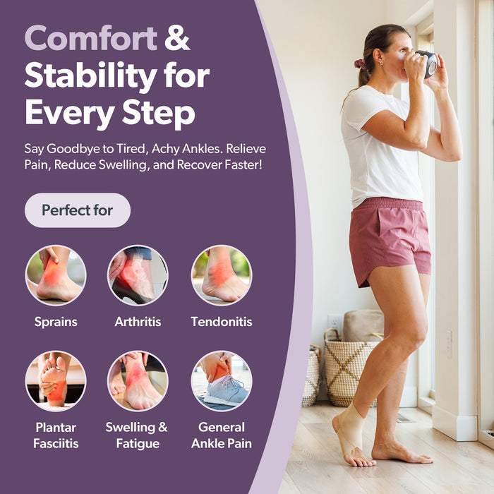 Elastic Ankle Brace for Gymnastics, Dance & Athletic Support