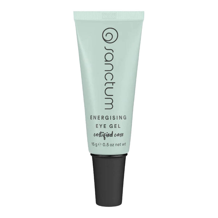 Sanctum Energising Eye Gel tube on a white background.
