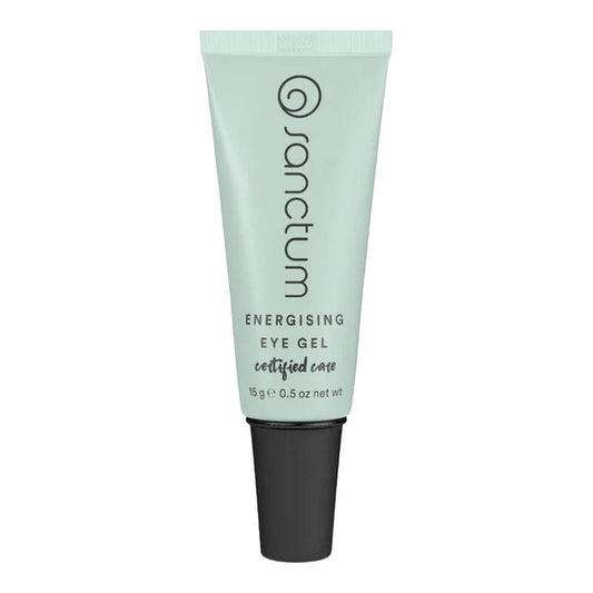 Sanctum Energising Eye Gel tube on a white background.