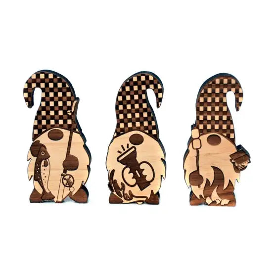 Engraved Camping Gnome - Camper Home Décor