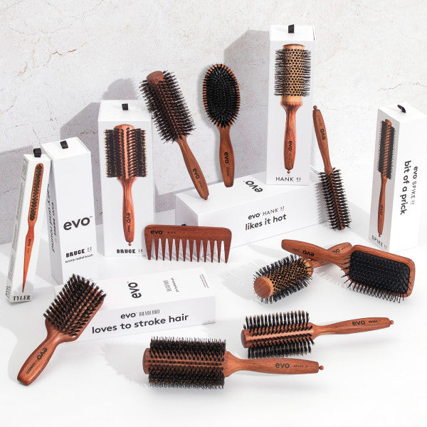 Evo CONRAD Natural Bristle Paddle Brush