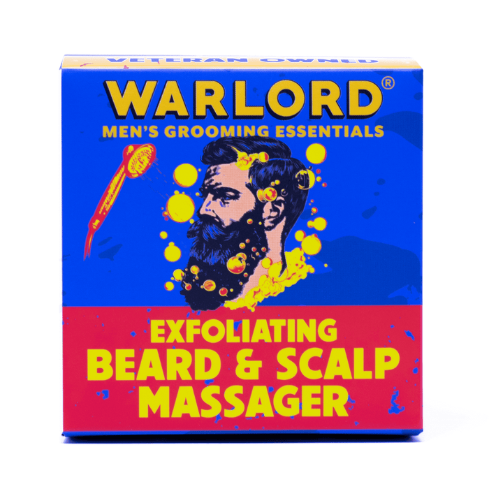 Exfoliating Beard and Scalp Massager - Warlord - Men's Grooming Essentials