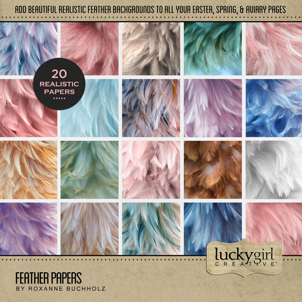 Feather Papers Digital Scrapbook Kit