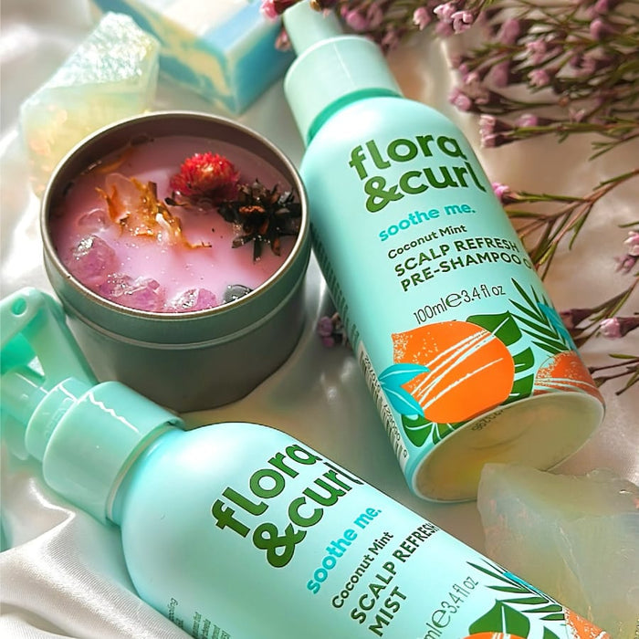 Flora & Curl Coconut Mint Scalp Pre-Shampoo Oil, pre shampoo oil available in Australia