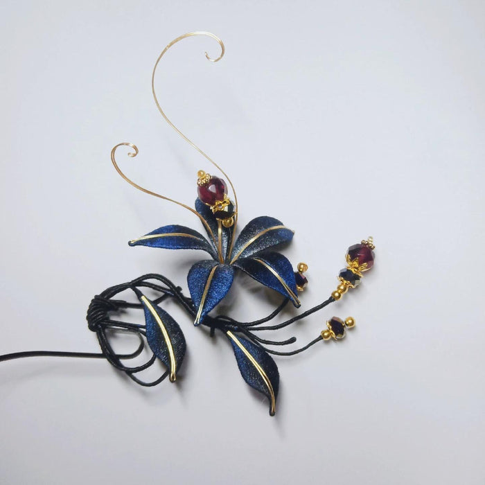 Flower Bespoke Hairpin - Silk Hairpin(Chanhua)