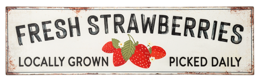Fresh Strawberries Sign CG188167