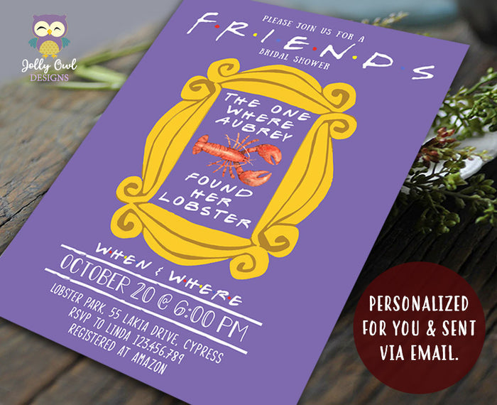 FRIENDS TV Show Party Invitation