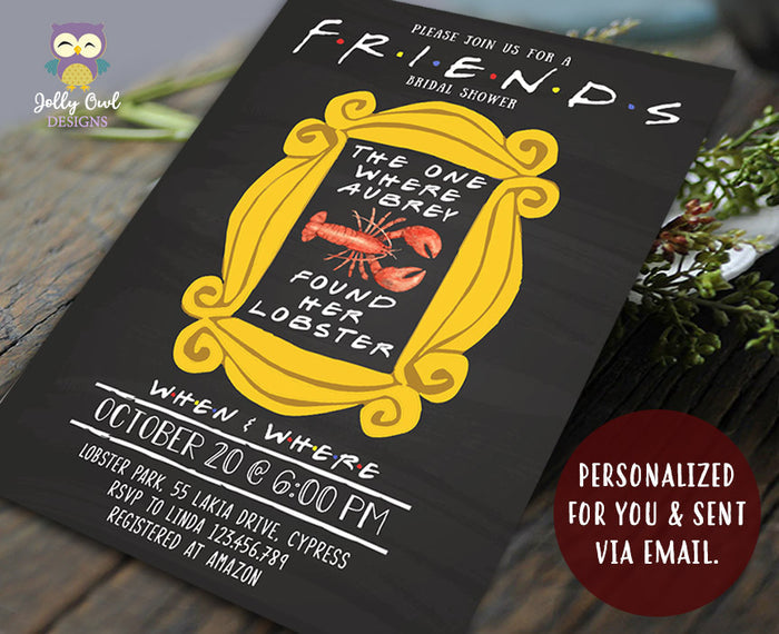FRIENDS TV Show Party Invitation
