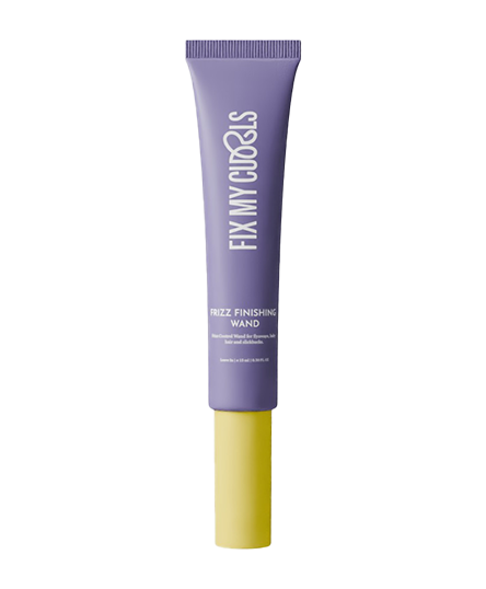 The image shows Frizz Finishing Wand of Fix My Curls in the white background