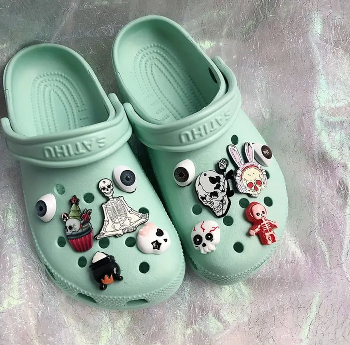 “G-Bitz” 12 piece Skeleton Series Shoe Accessories