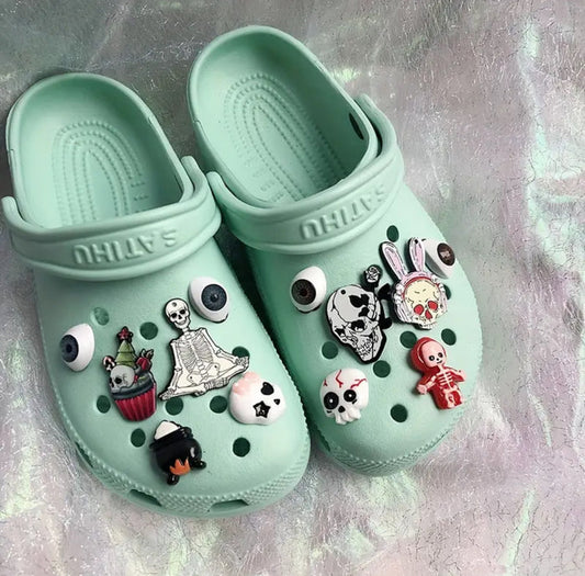 “G-Bitz” 12 piece Skeleton Series Shoe Accessories