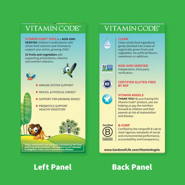 Garden of Life Vitamin Code Kids Multivitamin Chewable 3