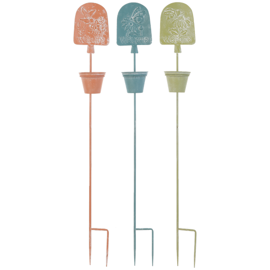 Garden Stake with Pot CG188343