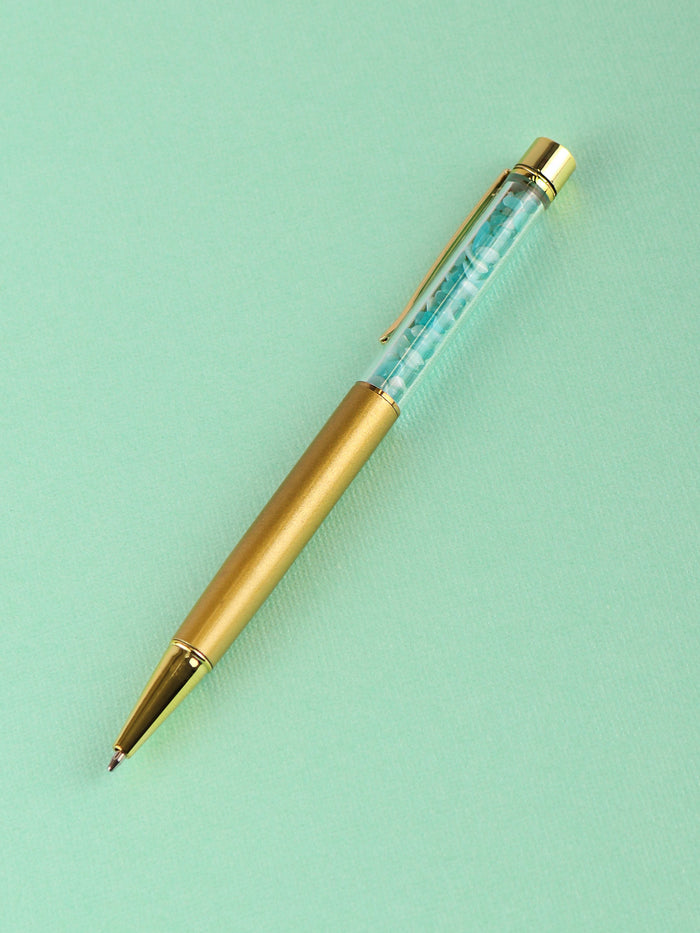 Gemstone Pen-Mini Gems | Blue Quartz-Image 1