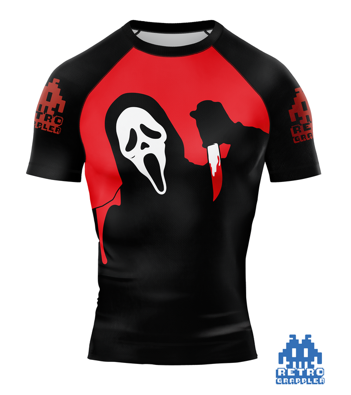 Ghostface Horror Jiu Jitsu Rash Guard