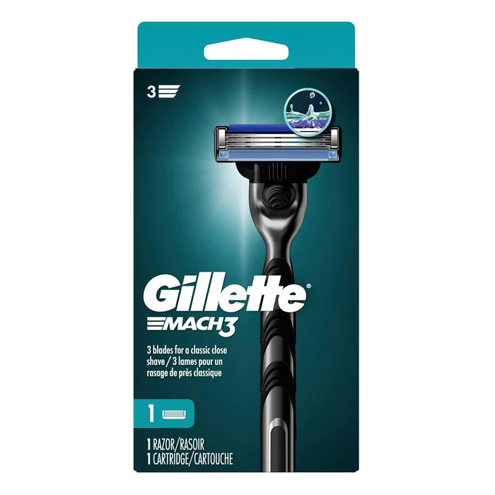 Gillette Mach3 Men’s 3-Blade Razor - 1 Ct - 36 Pack