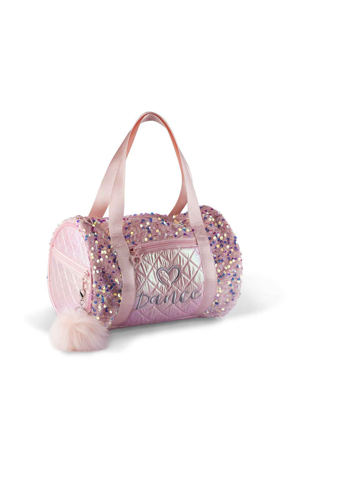 Girls' Sequin with Heart Dance Duffle