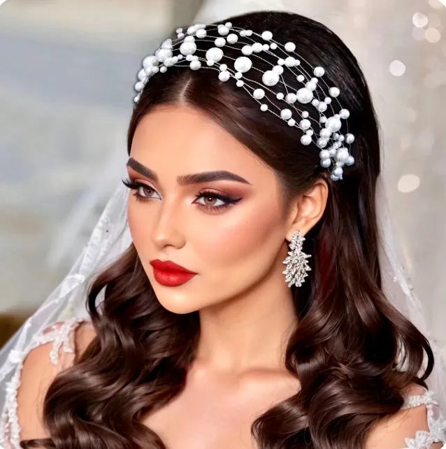 Wedding Hair Accessories - Pearl Bridal Headband