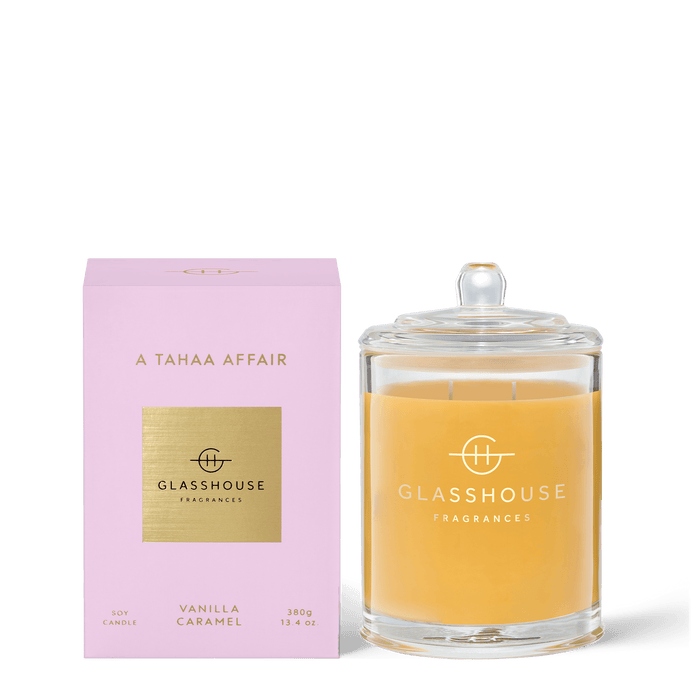 Glasshouse Fragrance Candle 380g Glasshouse Candle A Tahaa Affair (Vanilla & Caramel)