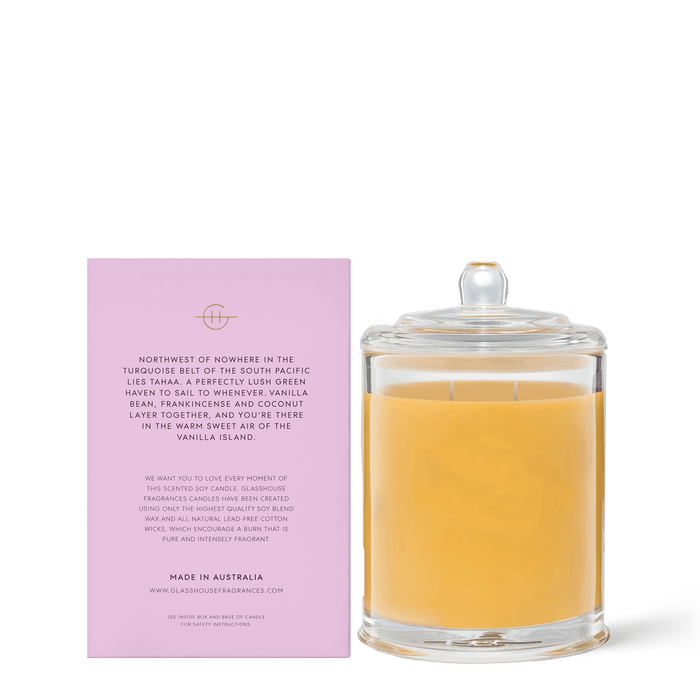 Glasshouse Fragrance Candle Glasshouse Candle A Tahaa Affair (Vanilla & Caramel)