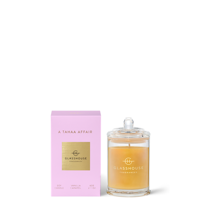 Glasshouse Fragrance Candle 60g Glasshouse Candle A Tahaa Affair (Vanilla & Caramel)