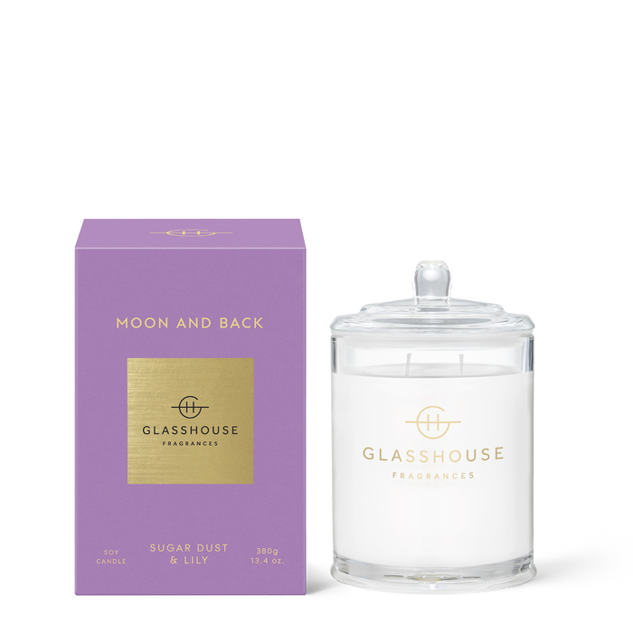 Glasshouse Fragrance Candle Glasshouse Candle Moon and Back 380g