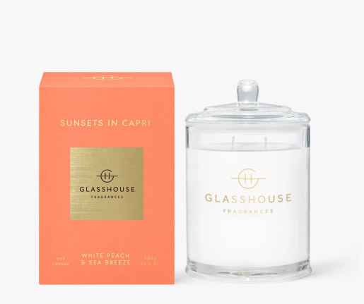 Glasshouse Fragrance candle 380g Glasshouse Candle Sunsets in Capri